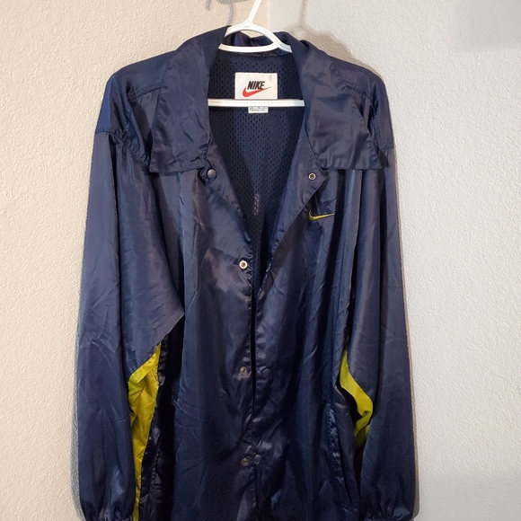 Nike Other - Vintage Nike Windbreaker Jacket XL  Navy Blue